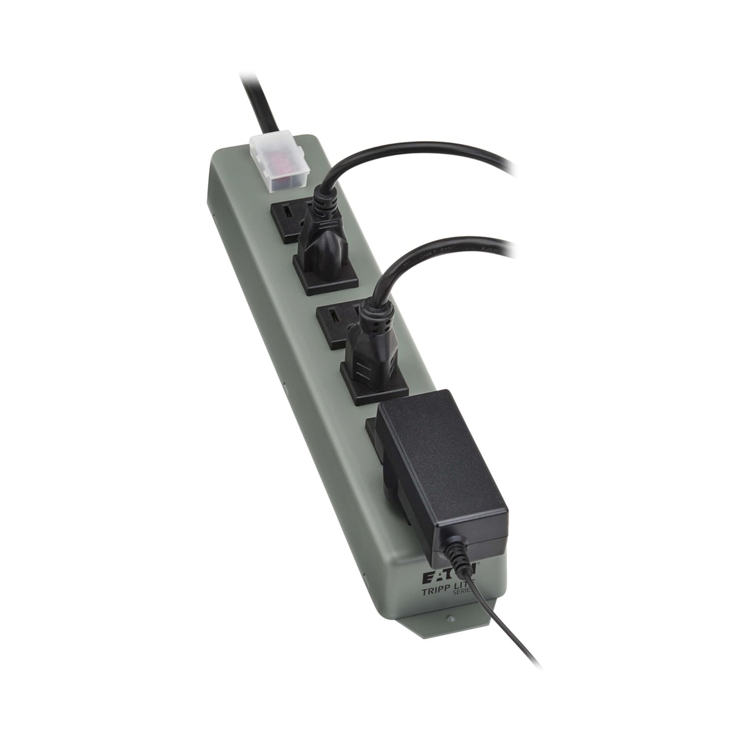 Eaton Tripp Lite Series 6-Outlet Heavy Duty Power Strip, Metal, Mountable (Wall Mount & Under Desk), 6ft Extension Cord, On/Off Switch Cover