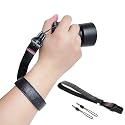 FEFUE Magnetic Buckle Hand Strap [Phone Wrist Strap] Designed for Camera Strap and Phone Strap (Black)