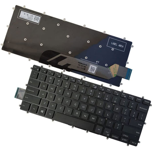 Laptop Replacement Keyboard Compatible for Dell Inspiron 14 7460 7466 7472 7467 Latitude 13 2 in 1 3379 3490 0H4XRJ US Layout No Backlit