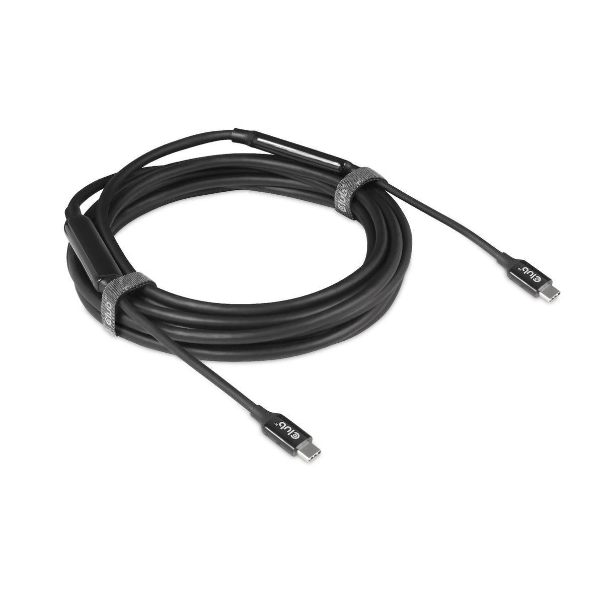 Club 3D USB C to USB C Cable 16.4ft - 5m 10Gbps Data Transfer 60W Fast Charging 8K@60Hz Video - Long USB-C Cable for MacBook Pro, Nintendo Switch