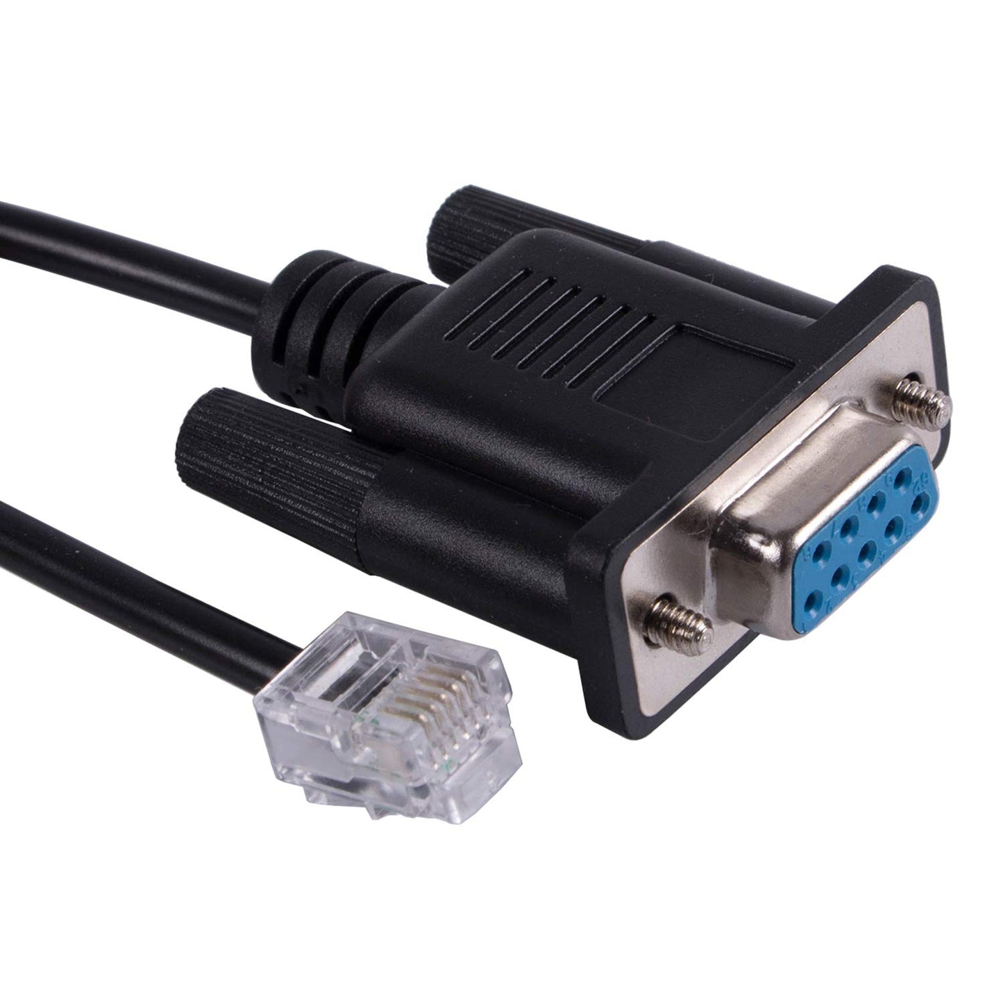 DB9 Serial RS232 to RJ12 6P6C Adapter Cable for APC PDU 940-0144A
