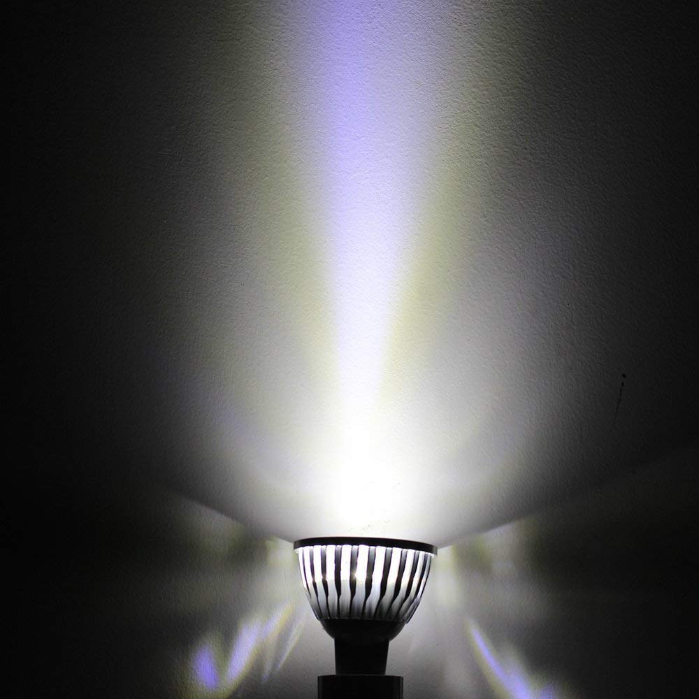 MR16 LED Light Bulbs 3W MR16 Base LED 12V 3W(20W Halogen Bulb Equivalent) Cool White LED Bulb Spotlight Bulbs for Landscape Recessed Lighting,12V Low
