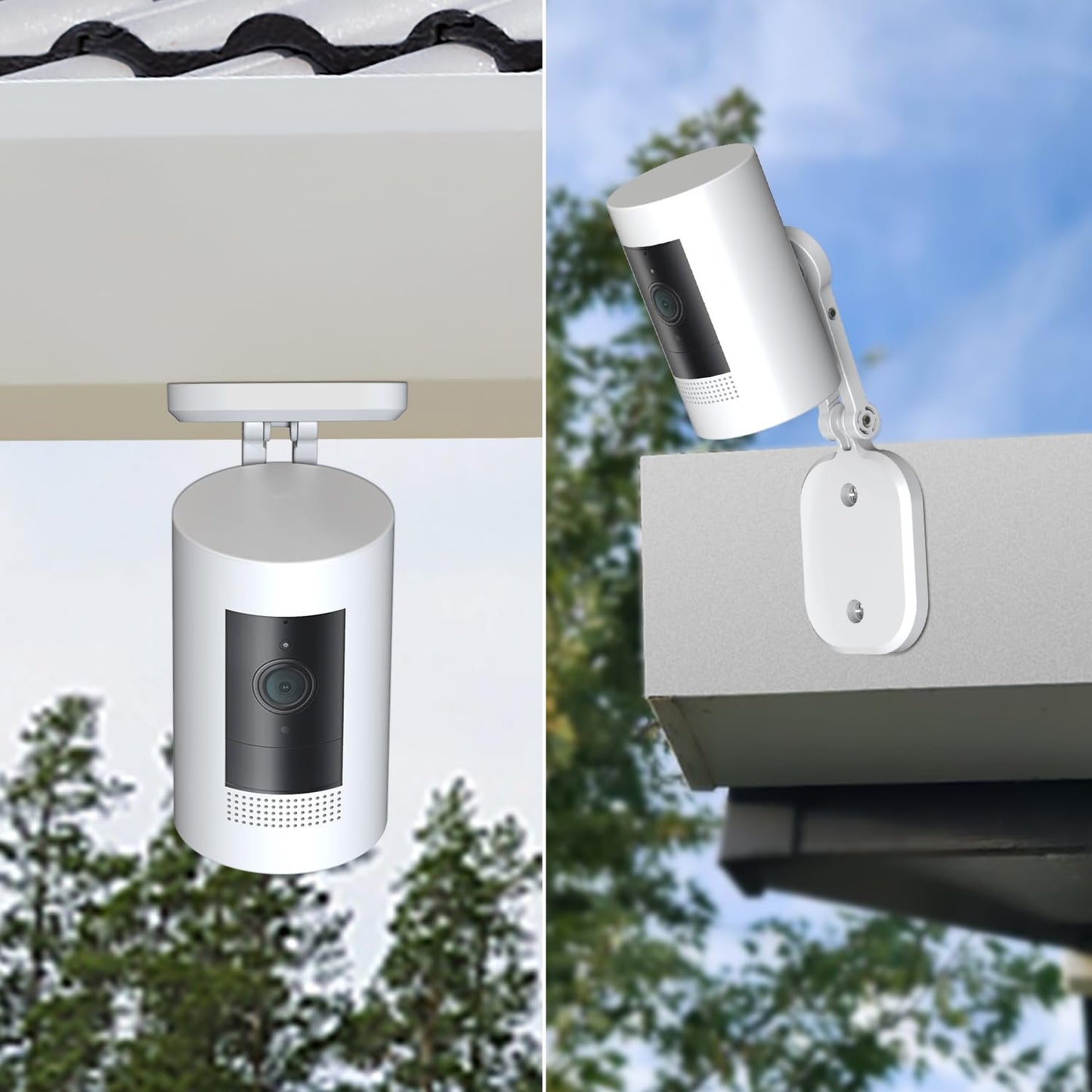 2 Pack Ring Camera Wall Mount for Ring Stick Up Cam 2nd & 3rd Gen,Outdoor cam Plus & Indoor Cam(1st Gen) Adjustable Ceiling Mount