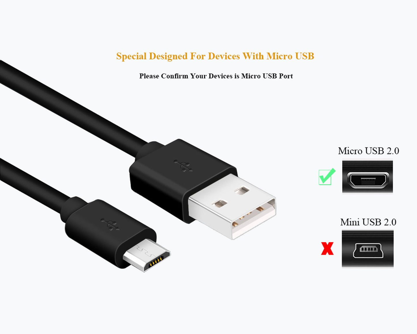 MaxLLTo Premium USB Data Sync Cable Cord Lead for Samsung Digimax A4 A5 A6 A7 A63 Camera
