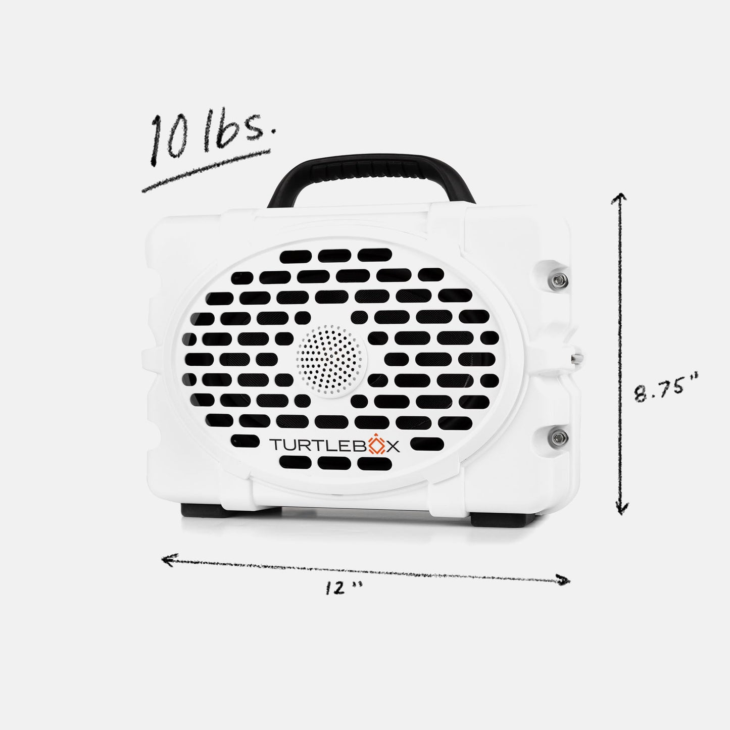 Turtlebox Original Gen 3: Portable Outdoor Bluetooth Speaker - Ultra-Loud (120dB), Waterproof (IP67), Rugged, Impact-Resistant, 3-Day Battery | Party