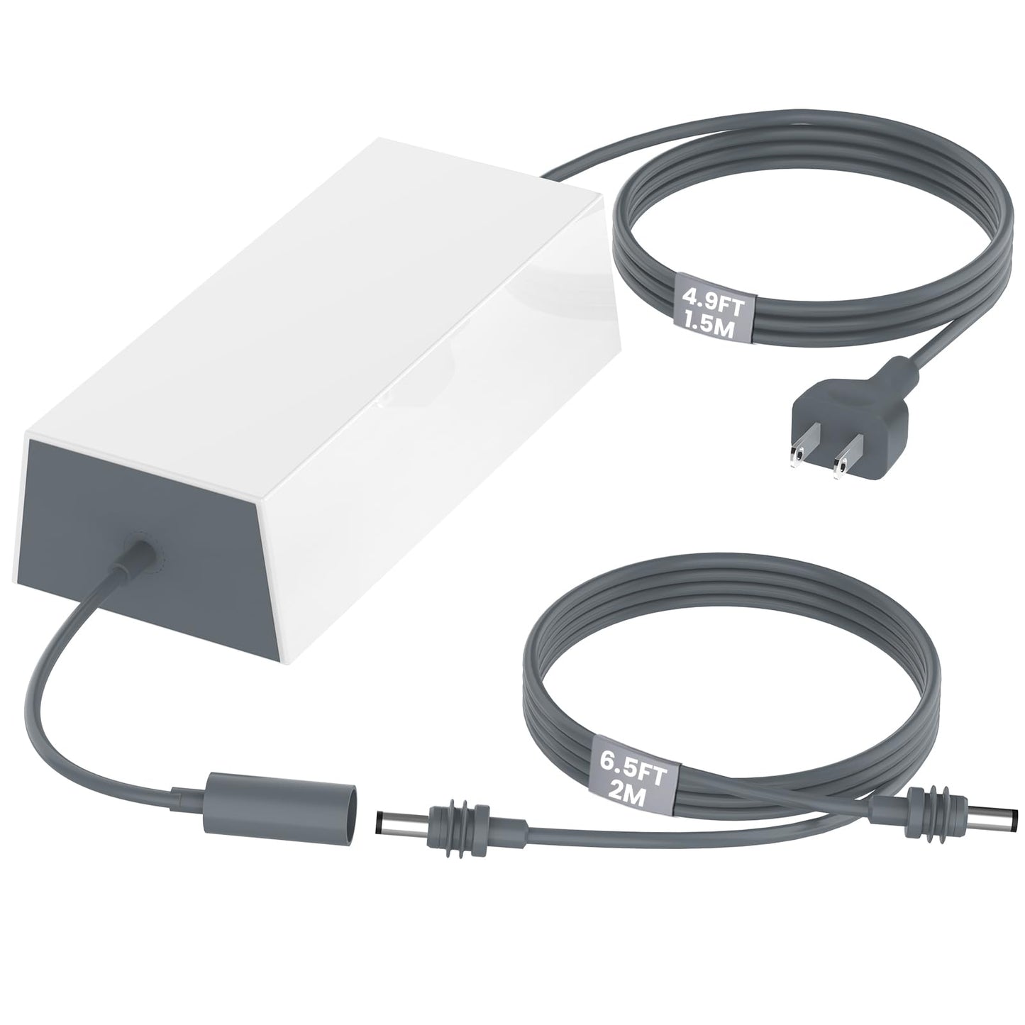 Starlink Gen 3 Power Supply, 195W Replacement AC Adapter 57V 3.45A Power Supply, with6.5FT Detachable DC Cable for Starlink Gen 3 Standard Kit