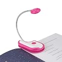 HONGUT Amber Reading Light Rechargeable, Book Light Kids for Reading in Bed, Clip On Reading Book Light, 2 Lighting Modes, Blue Light Blocking