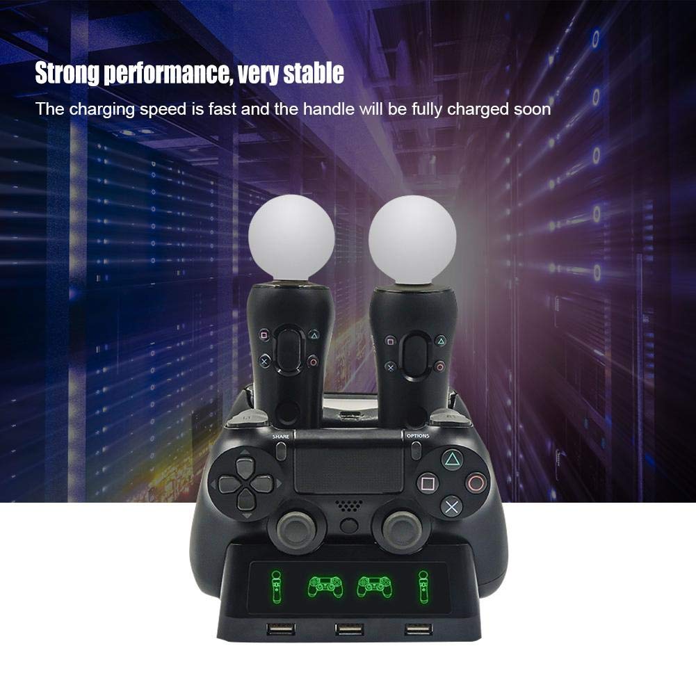 Charger Station,Tangxi Multi Functional 4 Charging Dock for/Move/VR Controller