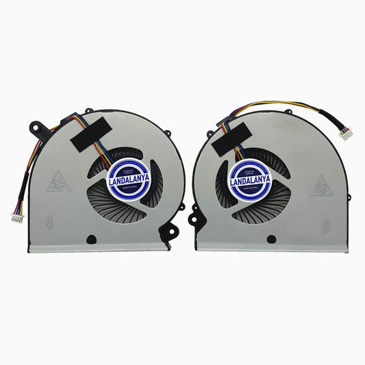 LANDALANYA Replacement New Laptop CPU and GPU Cooling Fan for Gigabyte RP64W PR65 Aero14 Aero15 15X 15W 15P 15KB V8 X9 Y9 aero15 Classic sa Series