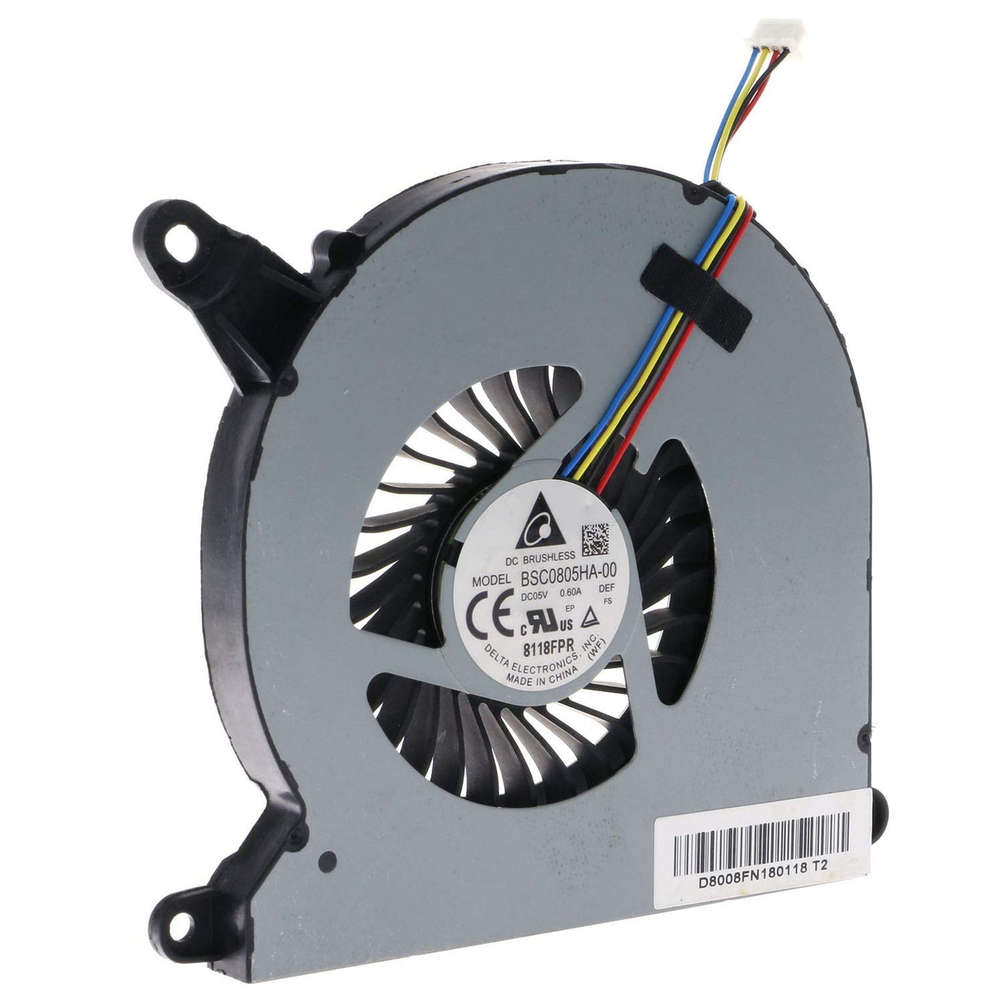 CPU Cooling Fan for Intel NUC8i7BEH M.2+SATA3 Dual Hard Disk Microcomputer Mainframe BSC0805HA-00