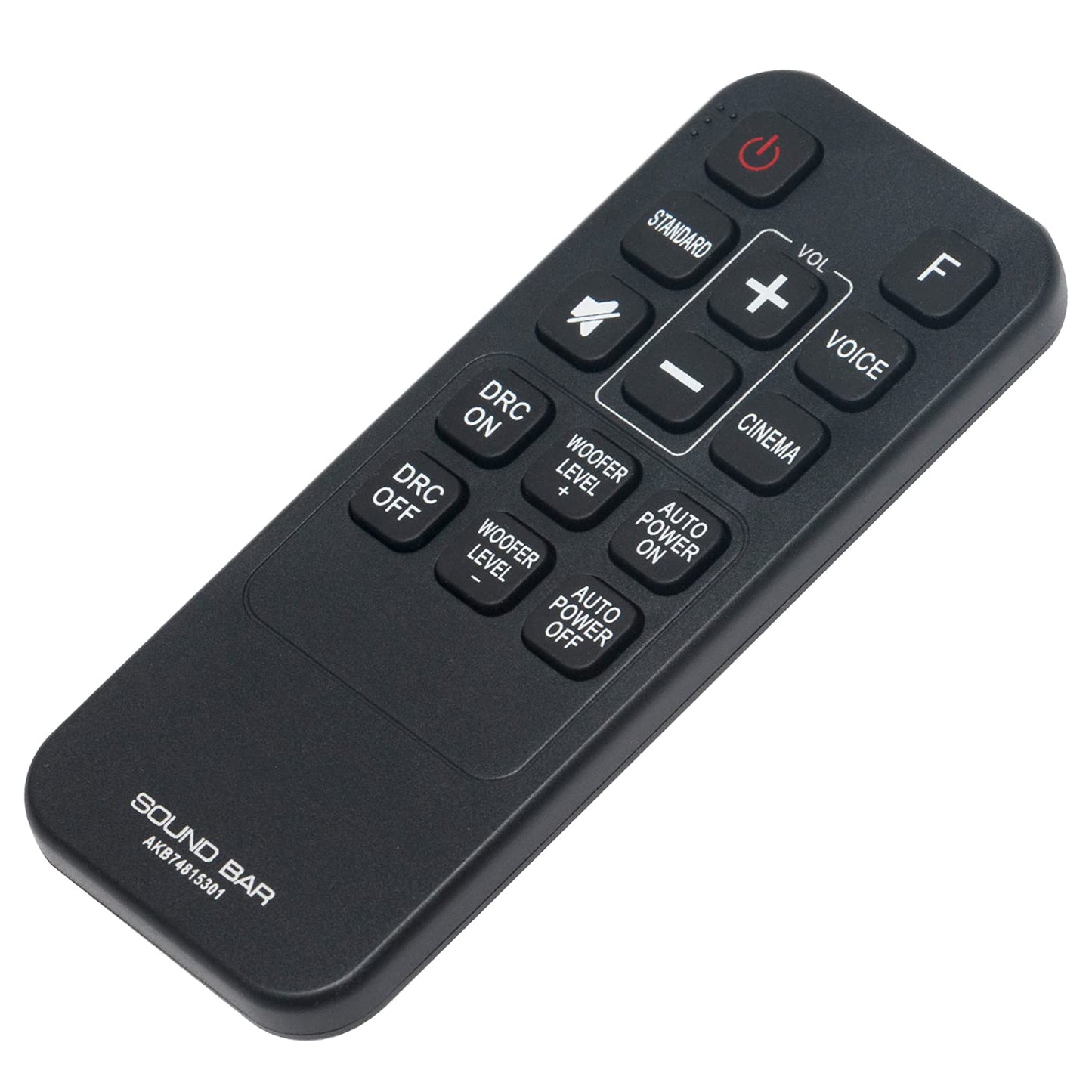 AKB74815301 Remote Control Replacement Applicable for LG Soundbar S55A3-D LAS454B S45A1-D LAS453B SH3B SPH3B-W SH3K SJ4Y SPH4B-W LAS485B Sound Bar