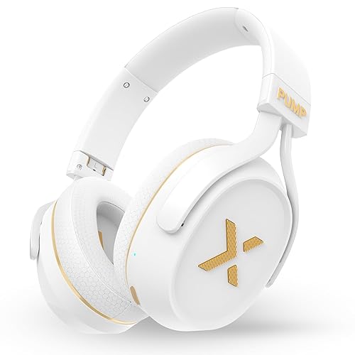 BlueAnt Pump X Wireless Over-Ear Headphones, Bluetooth, Powerful Bass, Active Noise Cancelling & Transparency Mode, Interchangeable Ear Cups, All-Day…
