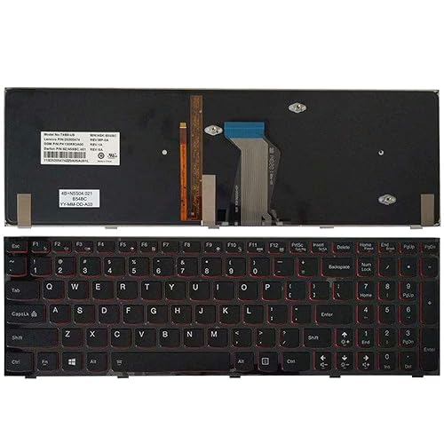 Laptop Replacement Keyboard for Lenovo Y590 Y500 Y510P US Layout Backlight