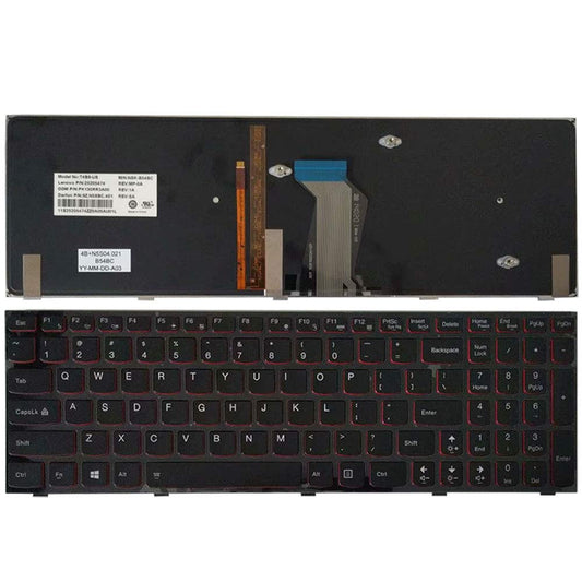 Laptop Replacement Keyboard for Lenovo Y590 Y500 Y510P US Layout Backlight