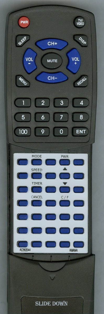 Replacement Remote Control for Amana AC562044, APO77R, ACO77R, AP077R