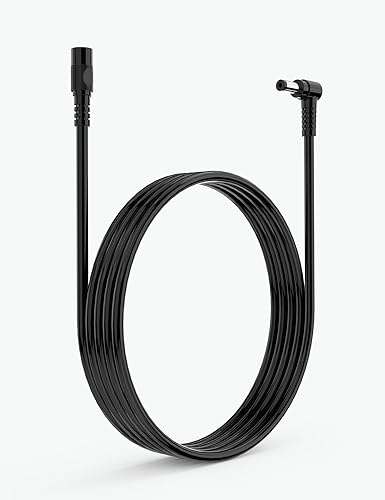 Tonton DC Power Extension Cable 1M 3.3FT 5.5mm x 2.1mm 5521 90 Degree Right Angle Female to DC Male Power Adapter Cord for IP Camera CCTV Security