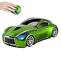 elec Space Cool Sport Car Shape 2.4GHz Wireless Mouse Optical Cordless Mice with USB Receiver for PC Laptop Computer 1600DPI 3 Buttons