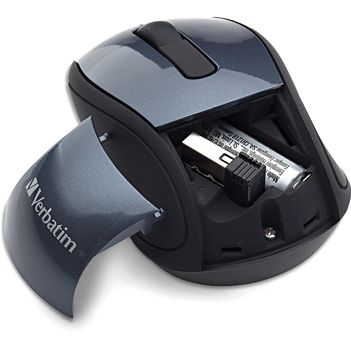 VERBATIM 97470 Wireless Mini Travel Mouse (Graphite)
