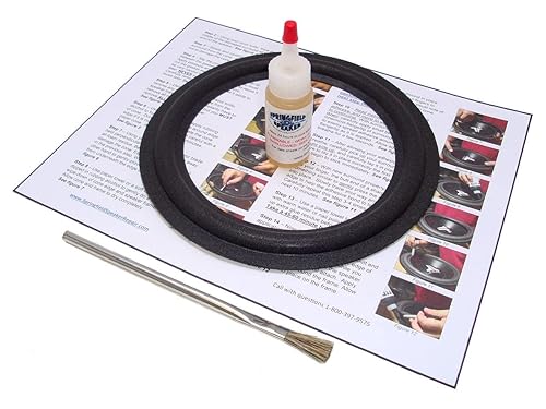 Springfield Speaker Foam Surround Edge Repair Kit - 1 Speaker Kit - 6.5 Inch - Compatible with 28ohm 2074a Driver in The Pioneer S-FCRW220-K