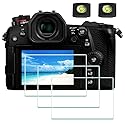ULBTER Screen Protector for Panasonic LUMIX G7 G8 4K Digital Camera & Hot Shoe Cover 0.3mm 9H Hardness Tempered Glass Flim, Anti-Scrach