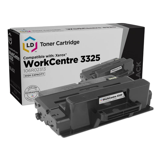 LD Products Compatible Toner Cartridge Replacement for Xerox WorkCentre 3325 106R2313 High Yield (Black) Compatible with Xerox Printer WorkCentre