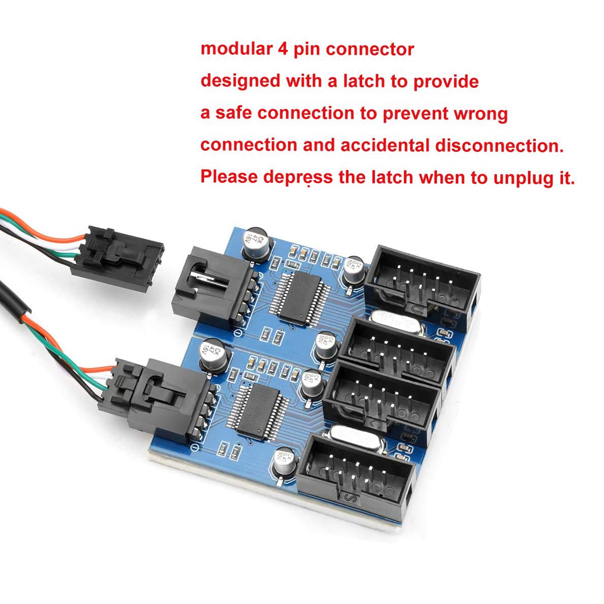 USB 2.0 Splitter Male 1 to 4 Female Motherboard USB Splitter USB 2.0 Splitter Motherboard USB Splitter(30cm)