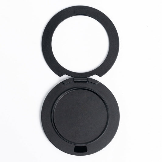 Ganinno R Stand Magnetic Ring Holder for iPhone 12 13 14 15 16 Pro max Series, Ultra-Thin Aluminum Compatible with MagSafe Cases, Removable Grip Base
