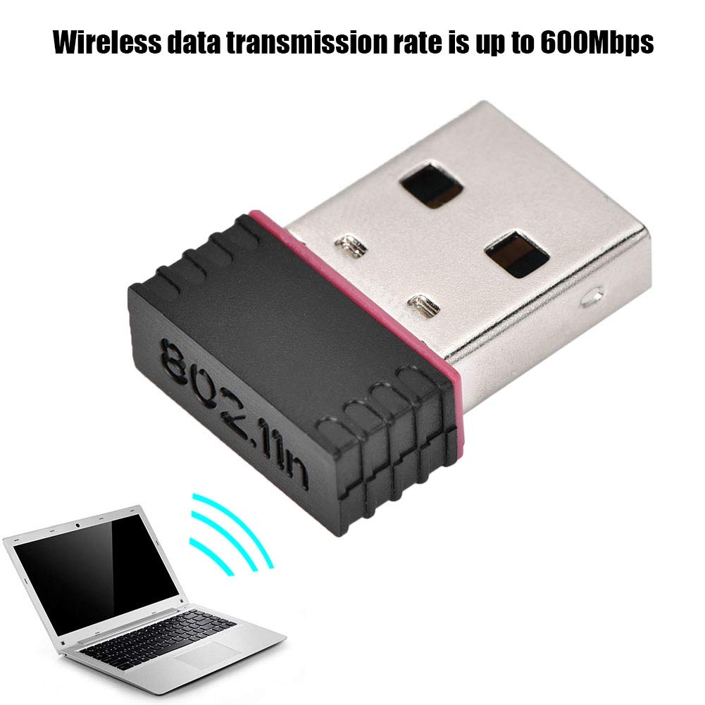 USB Adapter 600Mbps fosa Mini Network Card USB 2.0 Dongle for Laptop/Deskttop OS
