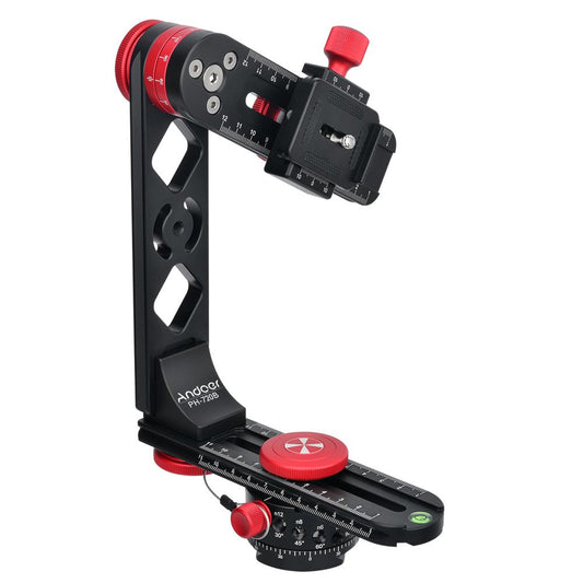 Andoer 720 Degree Panoramic Tripod Head with Arca-Swiss Ball Head Quick Release Plate Max. Load 10kg for Nikon Canon Sony DSLR Camera