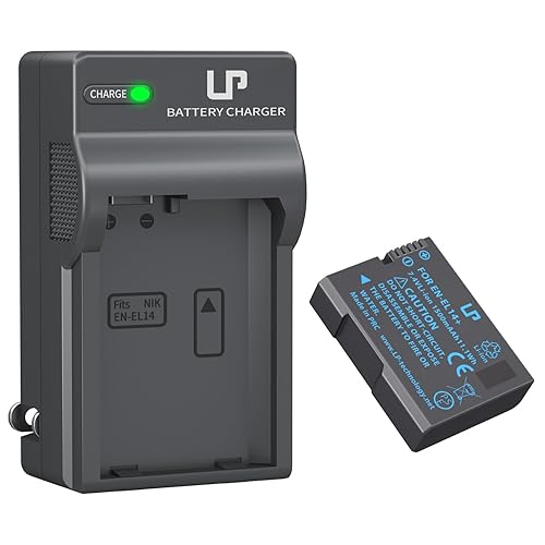 EN-EL14 EN EL14a Battery Charger Pack, LP Charger Compatible with Nikon D3500, D5600, D3300, D5100, D5500, D3100, D3200, D5200, D5300, D3400, DF
