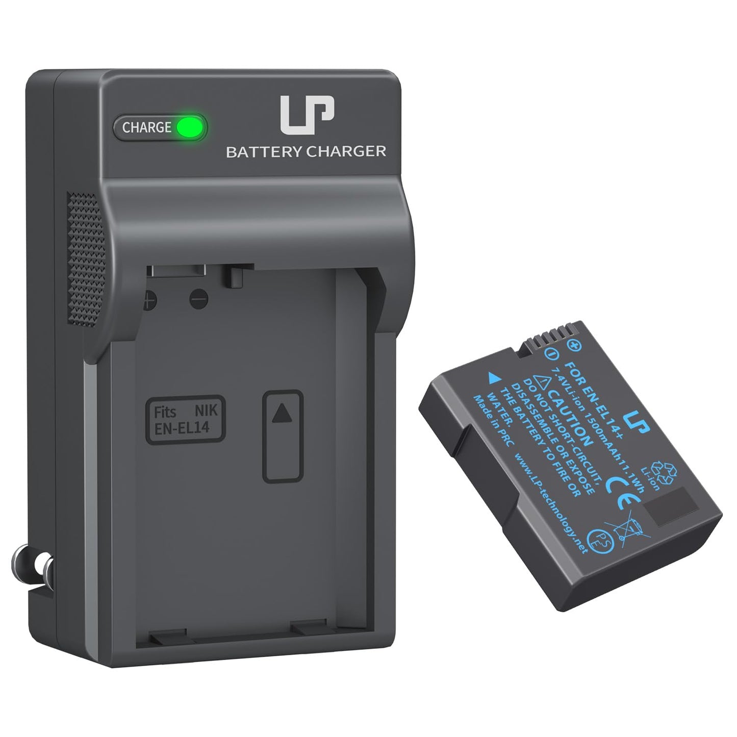 EN-EL14 EN EL14a Battery Charger Pack, LP Charger Compatible with Nikon D3500, D5600, D3300, D5100, D5500, D3100, D3200, D5200, D5300, D3400, DF