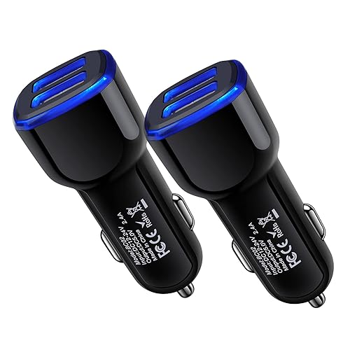 Android Phone Car Charger Car Adapter Fast Charging for Samsung Galaxy S25FE/S25 Ultra/A16 5G/A17/A56/A55/A54/A53/A15/A26/A36/S24 Ultra/S23/S22