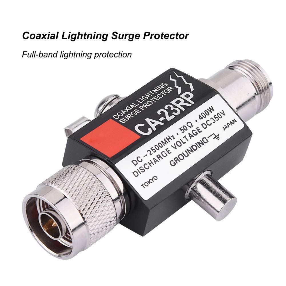 400W Protector 50? DC-2500MHz Coaxial Arrestor N Male to N Female Coaxial Arrestor