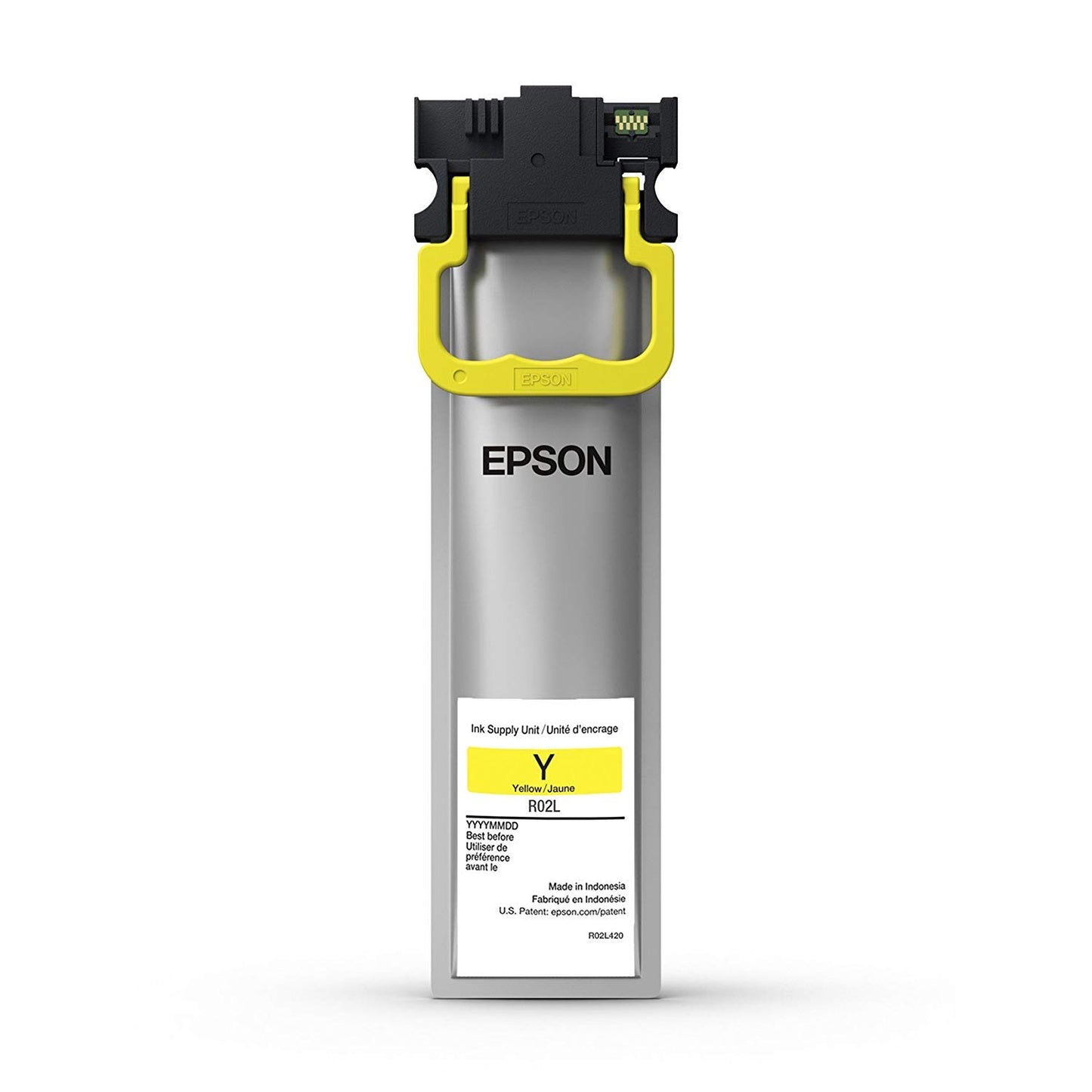 Epson R02L DURABrite Ultra Standard Capacity Yellow Ink Pack (R02L420) Works with Workforce Pro ET-8700