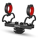Movo SM6 Ultraflex Premium Shockmount for Shotgun Microphones - Compatible with Rode NTG Series, Sennheiser MKE600, Audio-Technica AT875R, and More