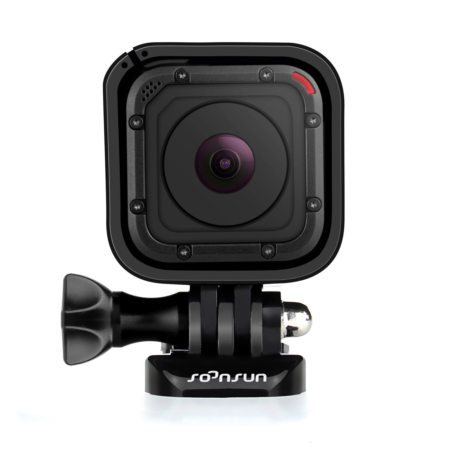 SOONSUN Frame Mount Housing Case for GoPro Hero 5/4 Session Cameras Includes Quick Release Bracket, Thumb Screw and Tripod Adapter