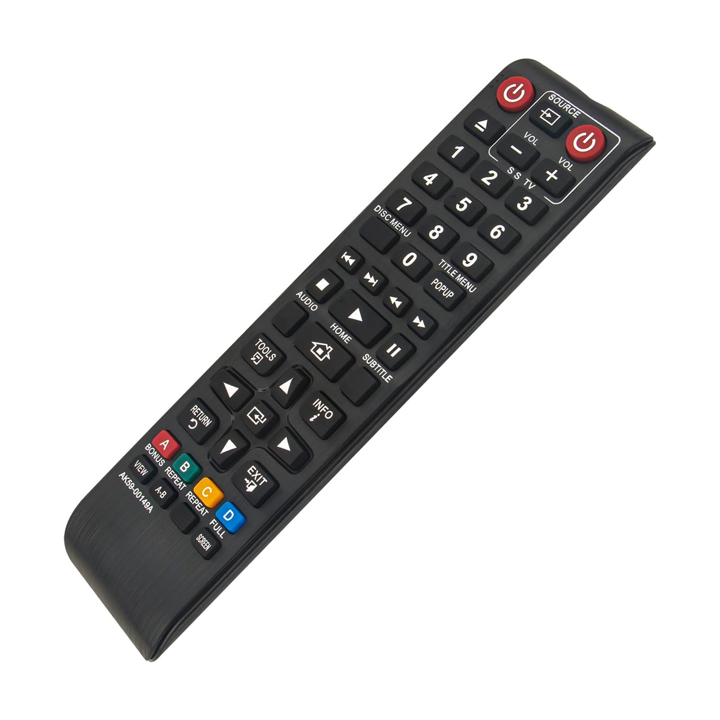 AK59-00149A sub AK59-00148A Replaced Remote fit for Samsung Blu-ray Player BD-ES5300 BD-F5100 BD-FM51C BD-FM57C BD-H5100 BD-H5900 BD-HM51 BD-HM59