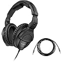 Sennheiser HD 280 Pro Headphones - with 10' 3.5mm Female to TRS 3.5mm Male Headphone Extension Cable