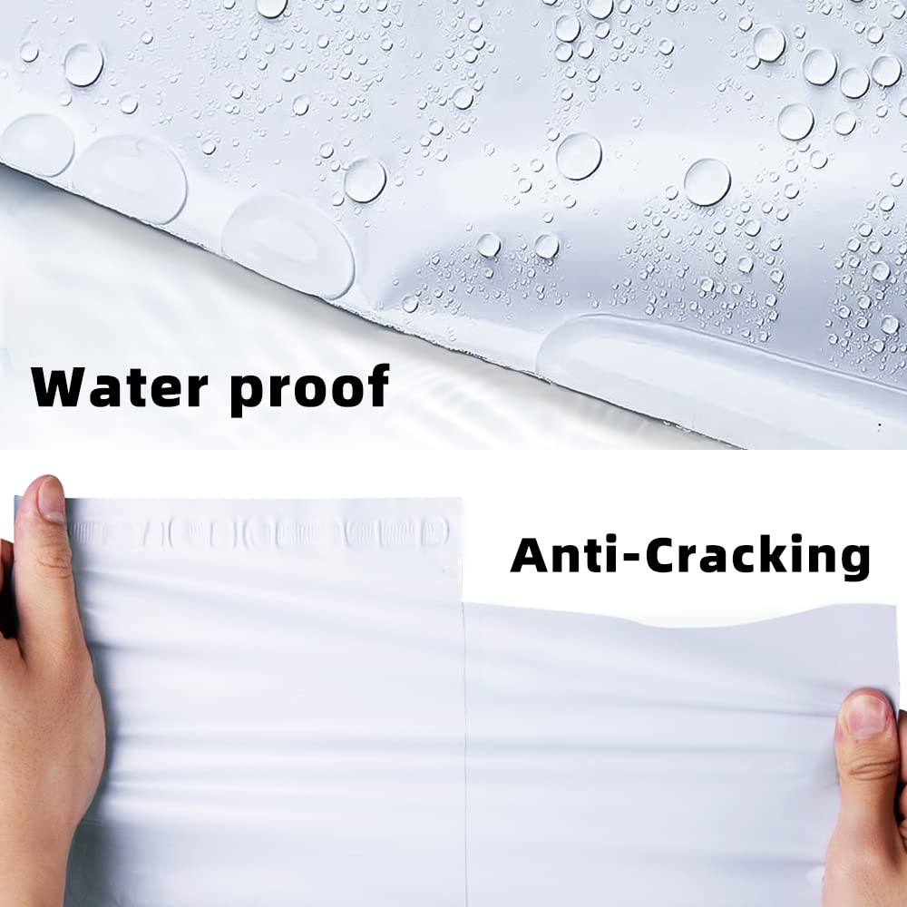 POLYSELLS 100 pack 9x12 Inch Poly Mailers Shipping Envelopes, Strong Adhesive Sealing, Waterproof, and Tear-resistant Postal Mailing Bags