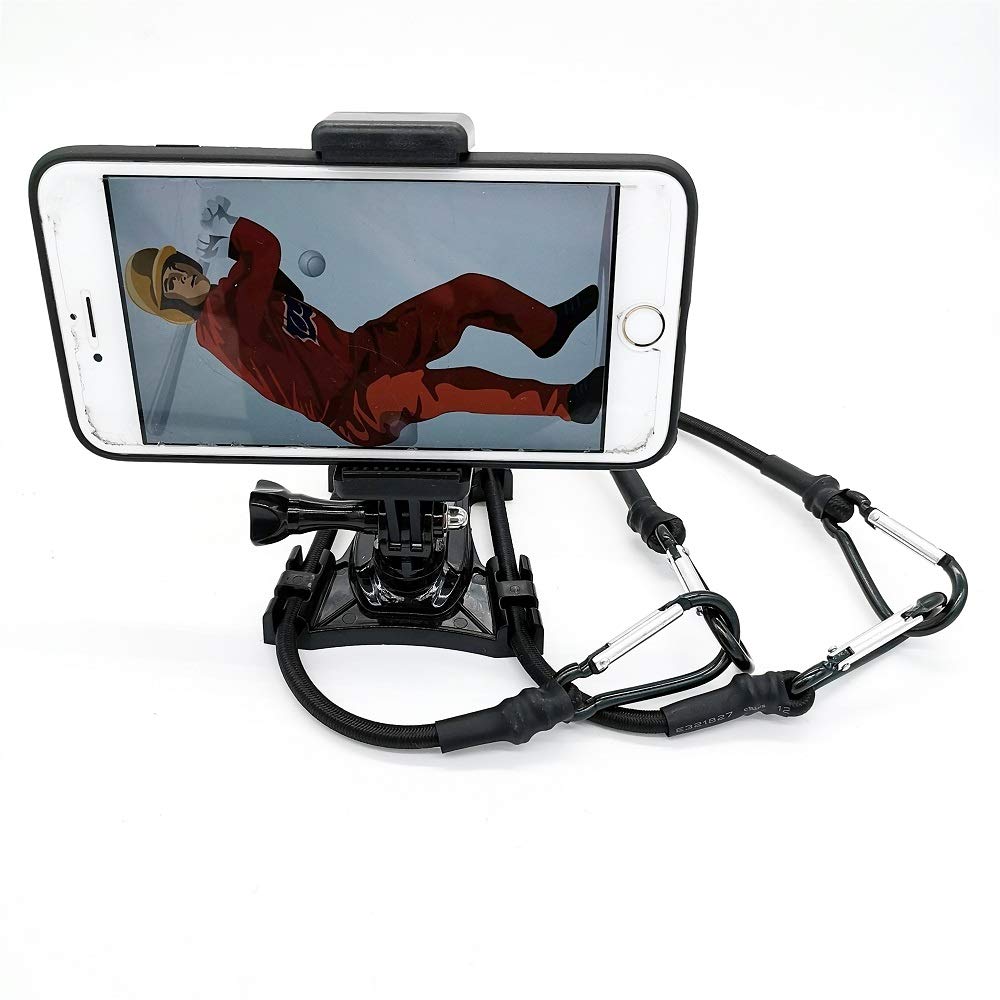 Meinuoke - Cell Phone Fence Mount - Camera Backstop Chain Link Mount for Gopro Action Camera Small Digital Camera and Smartphones - Your Baseball