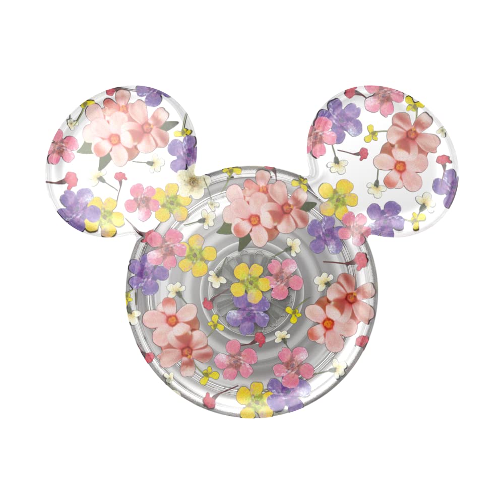 PopSockets Adhesive Phone Grip, Holder, Phone Stand, Disney - Translucent Mickey Cascading Flowers