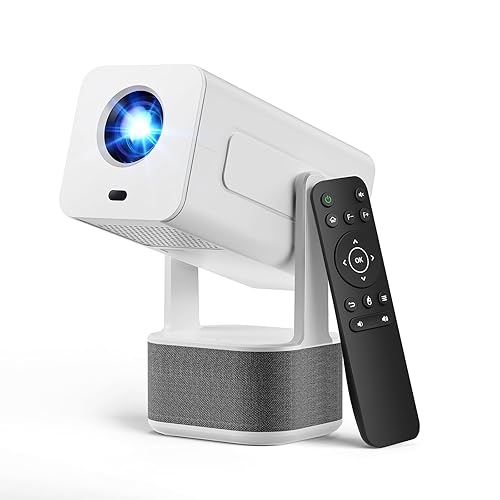 ?10W Dolby Audio?Enhanced Brightness?Auto Focus?Mini Projector 4K Support - Smart Portable Projector with WiFi 6 and Bluetooth 5.4: Built in Apps, 330
