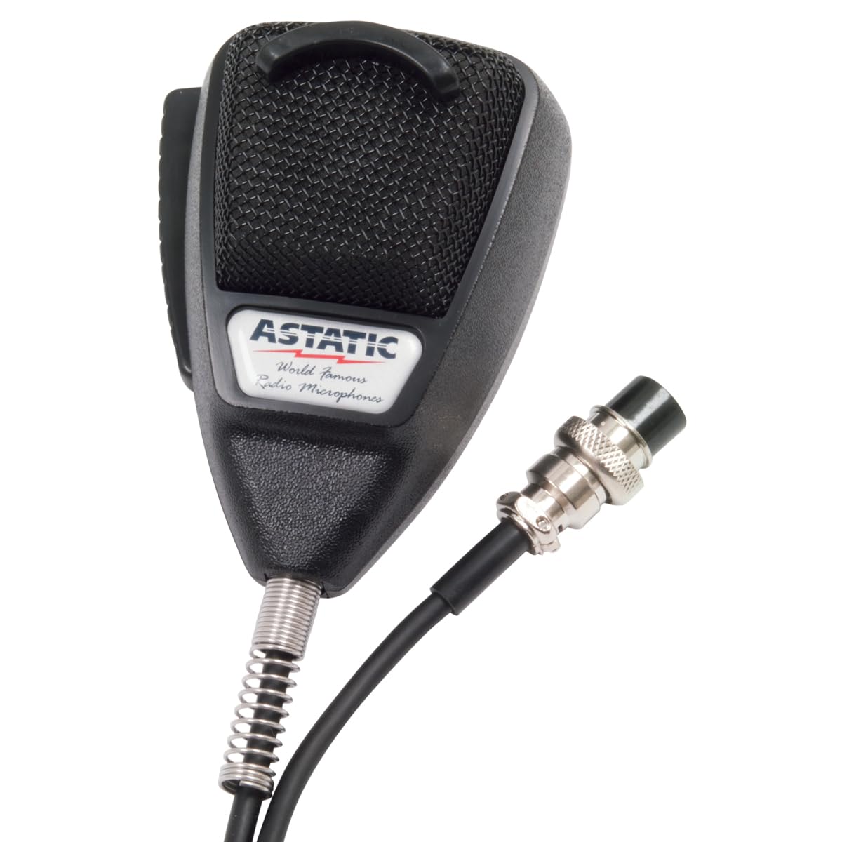 ASTATIC 302-10001 4-Pin Noise-Cancelling Microphone (Black)