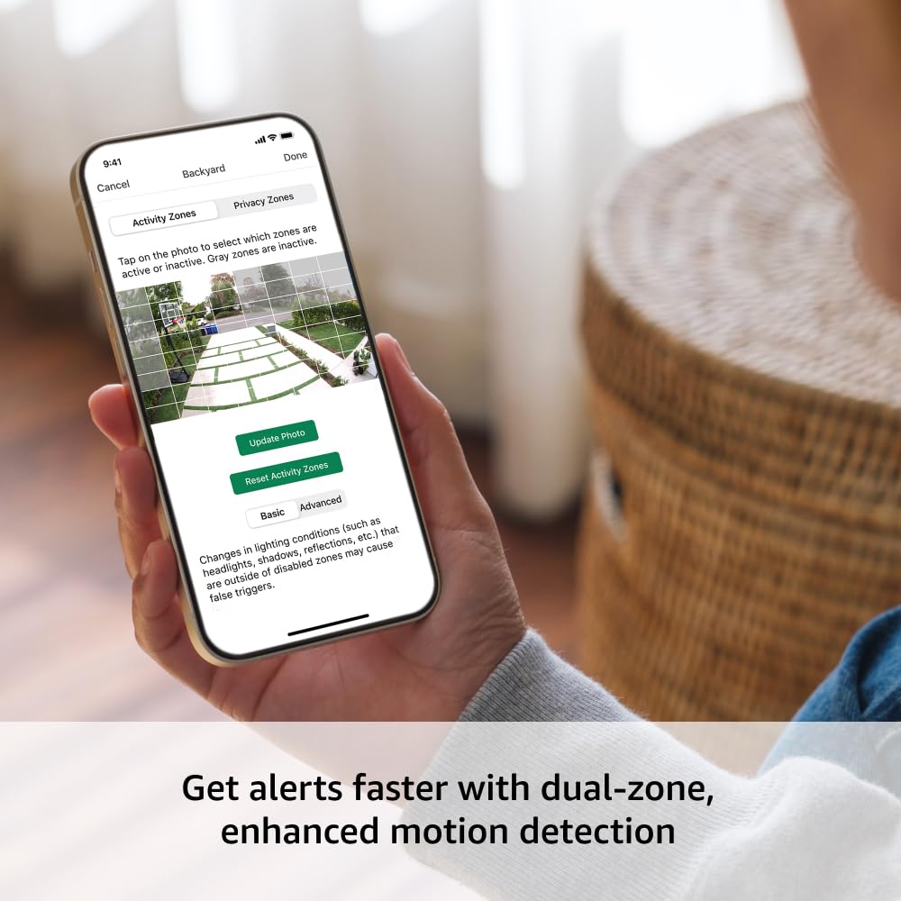 Blink Outdoor 4 - Wireless smart security camera, two-year battery life, 1080p HD day and infrared night live view, two-way talk. Sync Module Core