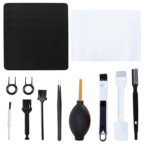 Keyboard Cleaning Bush, Computer Cleaning Kit with Carry Bag Anti Static Brush for Computer Car Player Printer Camera Cleaning Brush Kit (Style 2)