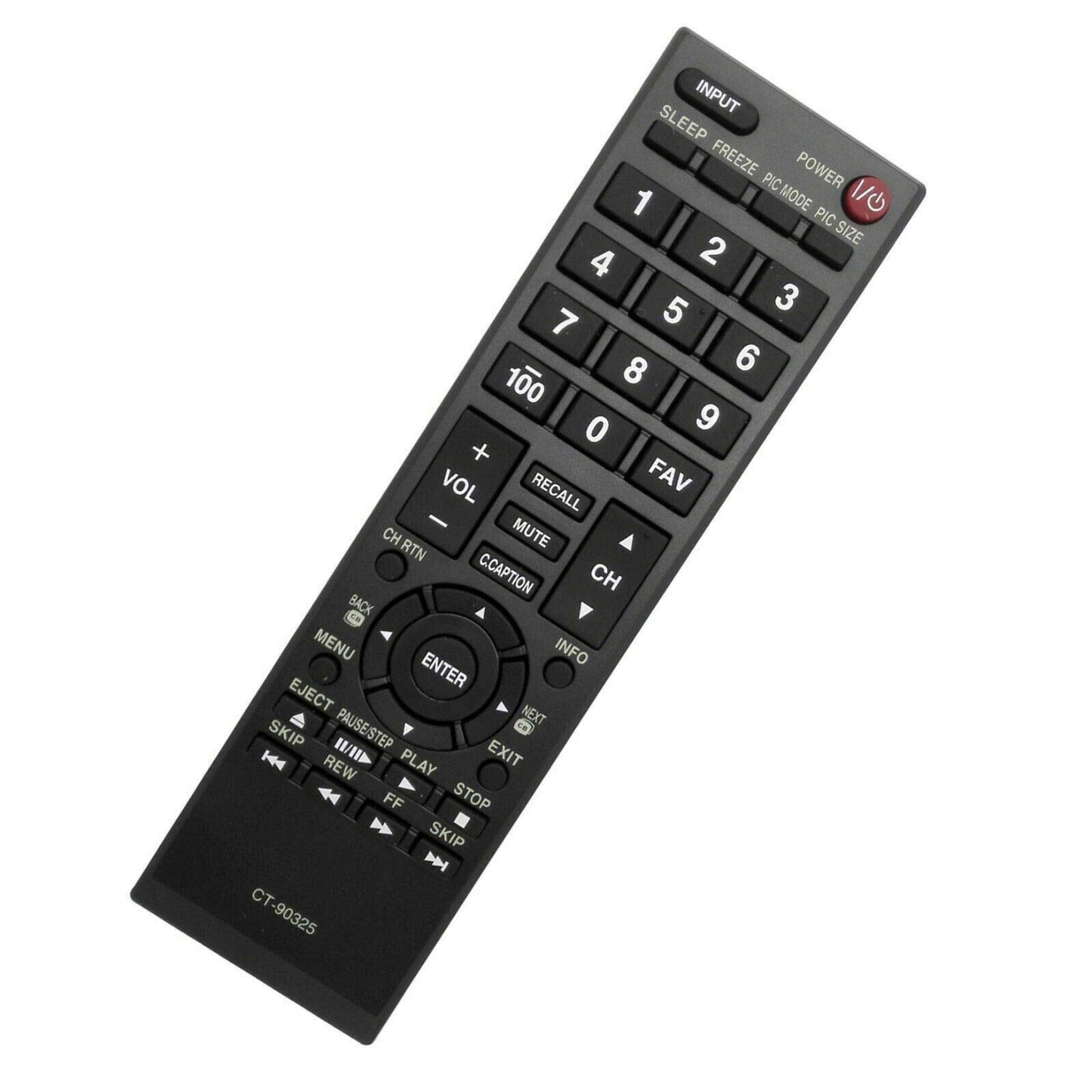 New - CT-90325 Remote Control for Toshiba LED LCD HDTV 32C100U2 32C110U 26C100U