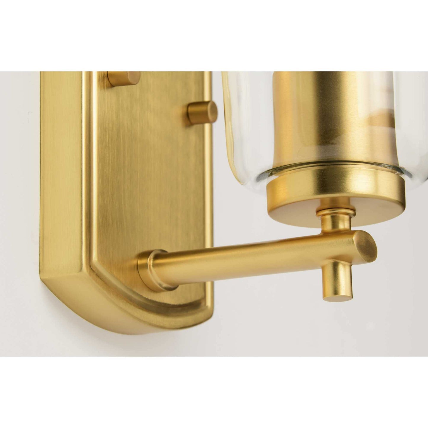 Progress Lighting Adley Collection One-Light Polished Nickel Traditional Wall Light