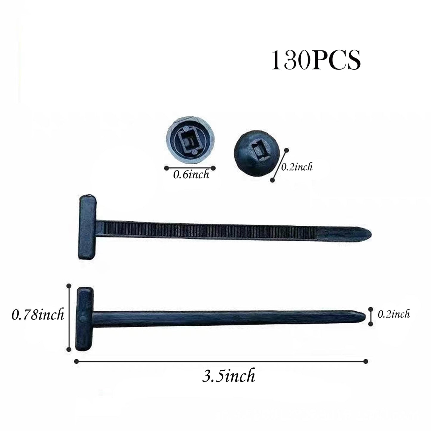 Nylon universal zip tie buckle zipper fastener with pin and button design, multifunctional solution for fixing, organizing and securing cables