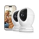 usogood 2.5K Indoor Camera for Home Security, 360° Security Camera Indoor, Baby/Pet Camera with Phone App, Support 5G/2.4Ghz WiFi, Auto Motion