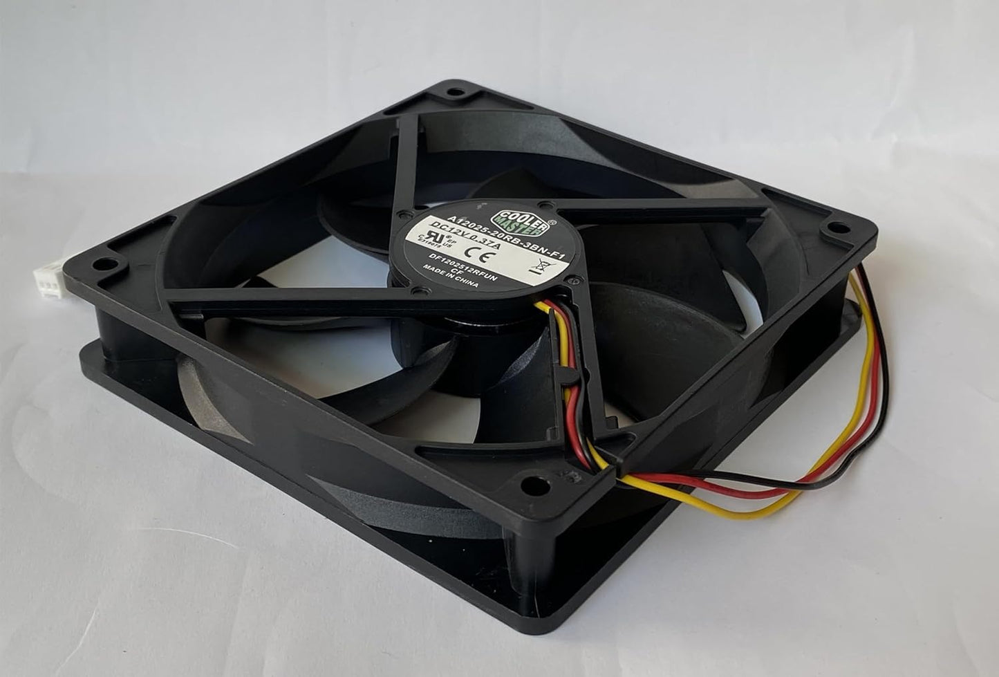 New A12025-20RB-3BN-F1 12V 0.37A DF1202512RFUN 3-Wire 120×120×25mm Cooling Fan for A12025-20RB-3BN-F1 Fan